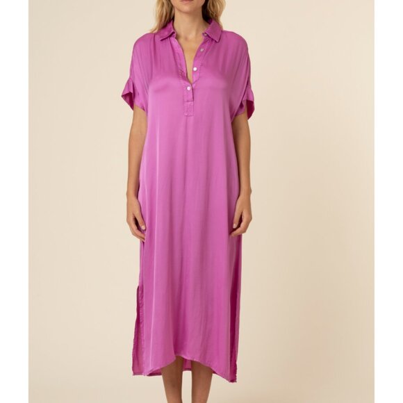 Silk "Galiana" Shirt Dress - Picture 1 of 1